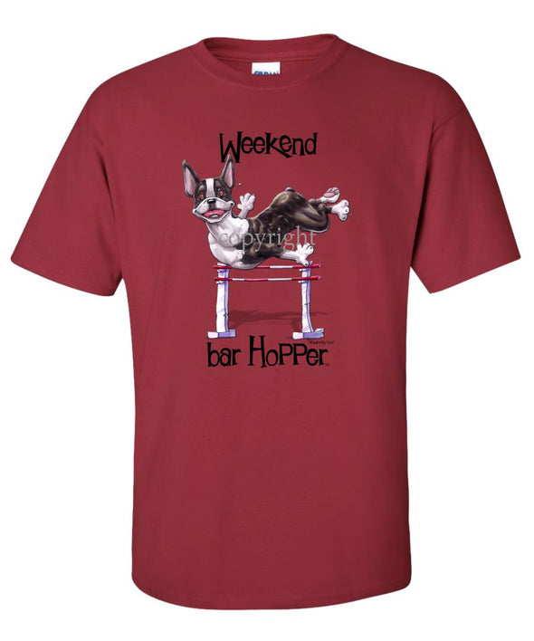 Boston Terrier - Weekend Barhopper - T-Shirt