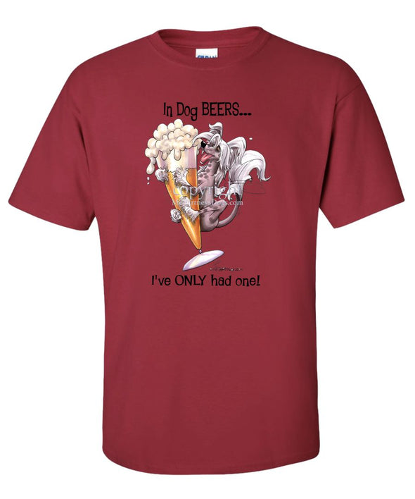 Chinese Crested - Dog Beers - T-Shirt