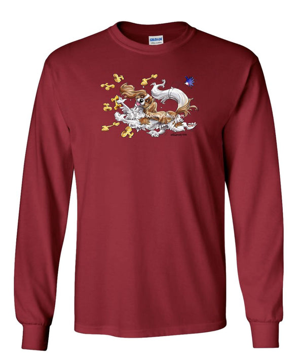 Cavalier King Charles - Chasing Treats - Mike's Faves - Long Sleeve T-Shirt