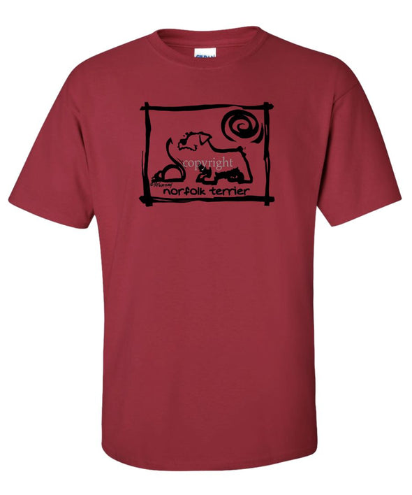 Norfolk Terrier - Cavern Canine - T-Shirt