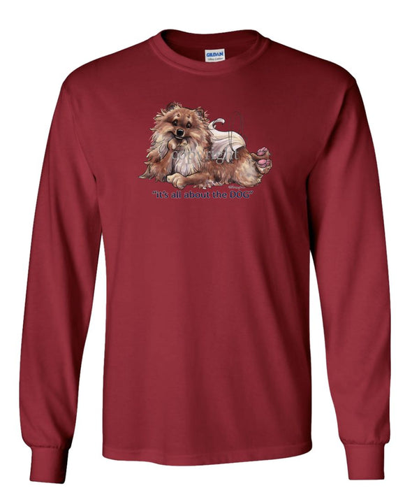 Pomeranian - All About The Dog - Long Sleeve T-Shirt