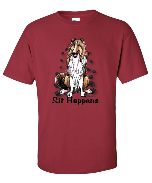 Collie - Sit Happens - T-Shirt