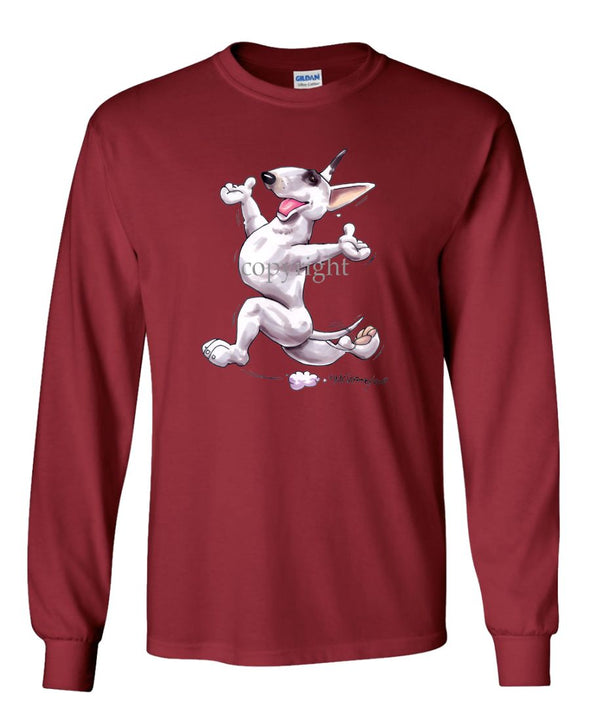 Bull Terrier - Happy Dog - Long Sleeve T-Shirt