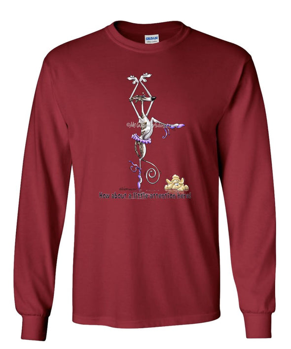 Whippet - Little Attention - Mike's Faves - Long Sleeve T-Shirt