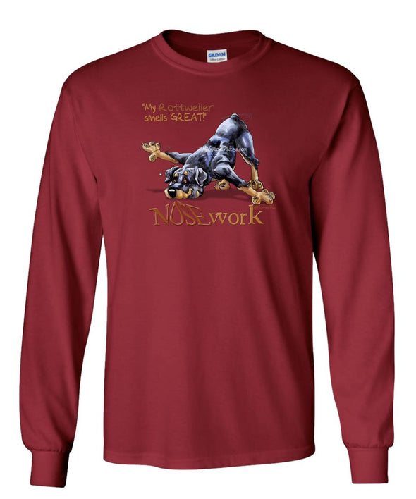 Rottweiler - Nosework - Long Sleeve T-Shirt