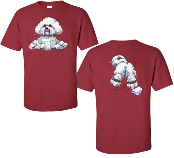 Bichon Frise - Coming and Going - T-Shirt (Double Sided)