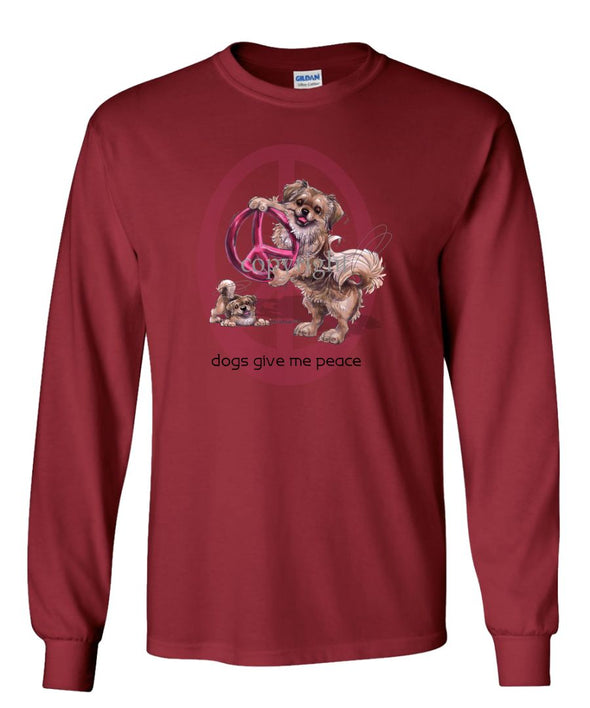 Tibetan Spaniel - Peace Dogs - Long Sleeve T-Shirt