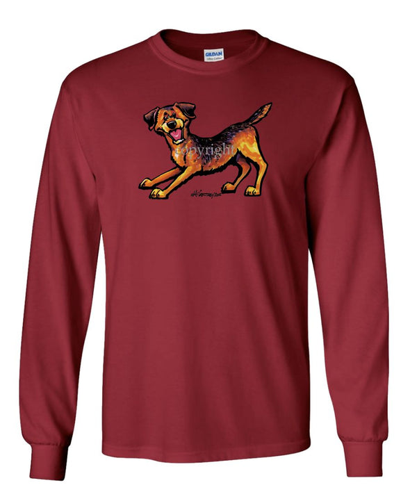Border Terrier - Cool Dog - Long Sleeve T-Shirt