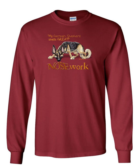 German Shepherd - Nosework - Long Sleeve T-Shirt