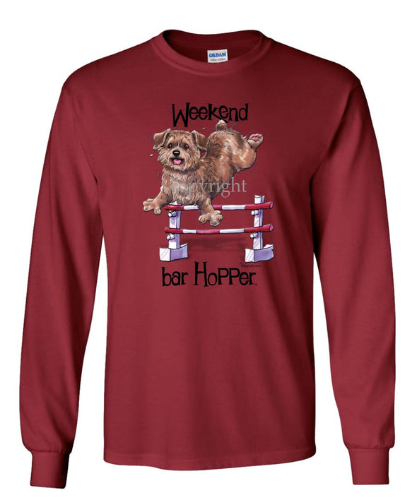 Norfolk Terrier - Weekend Barhopper - Long Sleeve T-Shirt