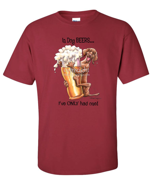 Vizsla - Dog Beers - T-Shirt