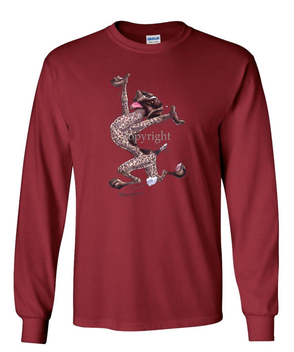 German Shorthaired Pointer - Happy Dog - Long Sleeve T-Shirt