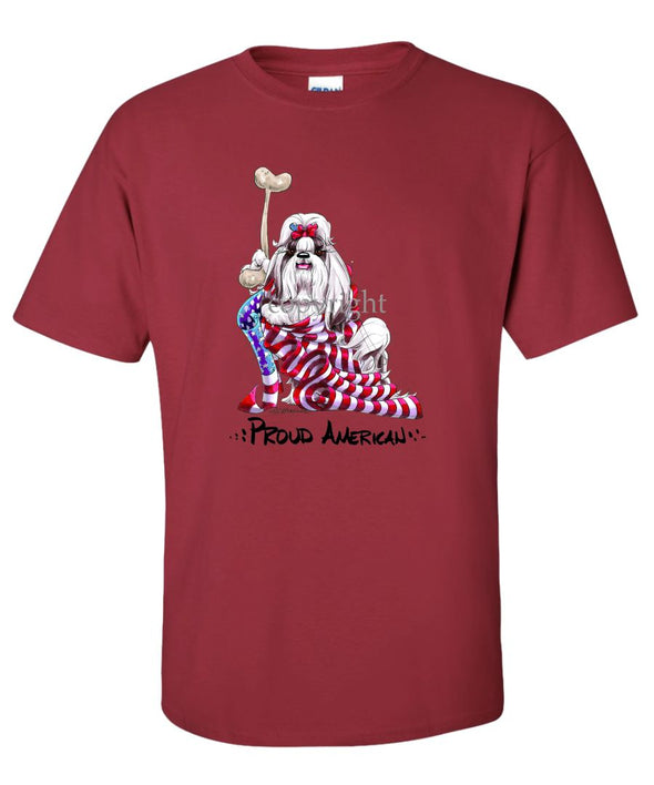 Shih Tzu - Proud American - T-Shirt