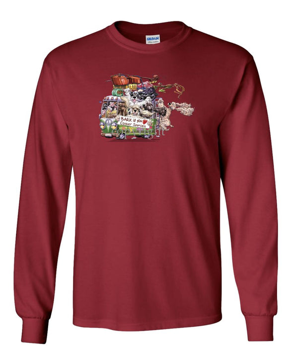 Cocker Spaniel - Bark If You Love Dogs - Long Sleeve T-Shirt