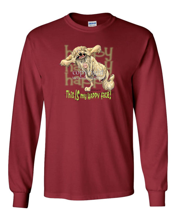 Golden Retriever - 2 - Who's A Happy Dog - Long Sleeve T-Shirt