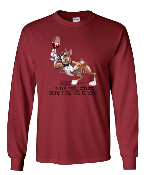 Boxer - It's Not Drinking Alone - Long Sleeve T-Shirt