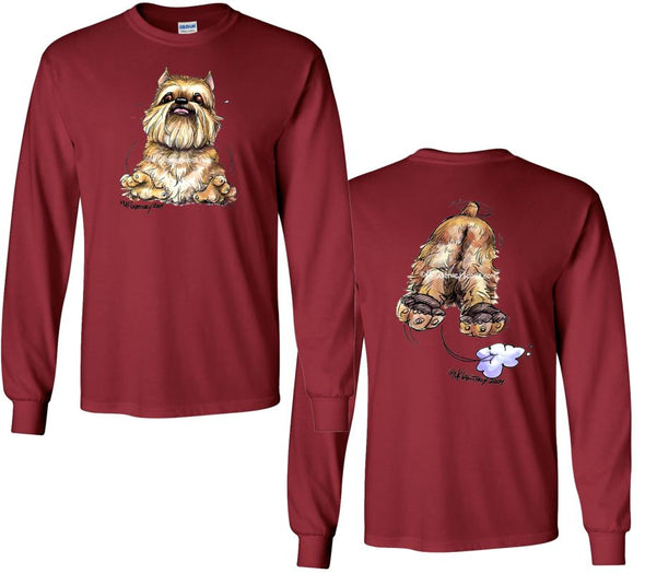 Brussels Griffon - Coming and Going - Long Sleeve T-Shirt (Double Sided)