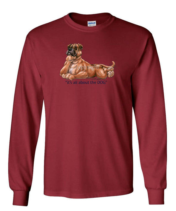 Bullmastiff - All About The Dog - Long Sleeve T-Shirt
