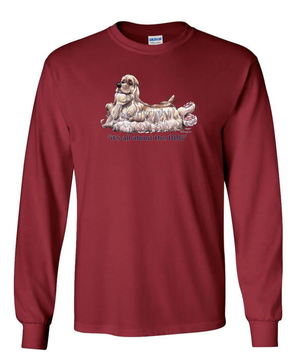 Cocker Spaniel - All About The Dog - Long Sleeve T-Shirt