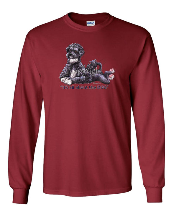 Portuguese Water Dog - All About The Dog - Long Sleeve T-Shirt