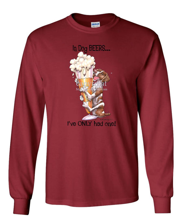 Brittany - Dog Beers - Long Sleeve T-Shirt