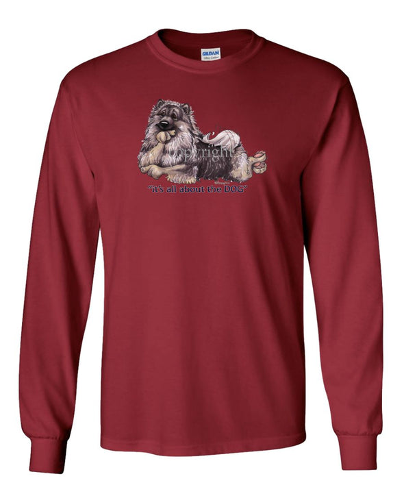 Keeshond - All About The Dog - Long Sleeve T-Shirt