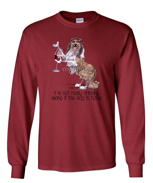 Collie - It's Not Drinking Alone - Long Sleeve T-Shirt