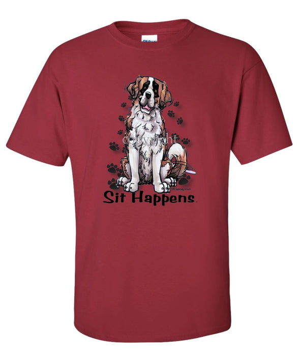 Saint Bernard - Sit Happens - T-Shirt