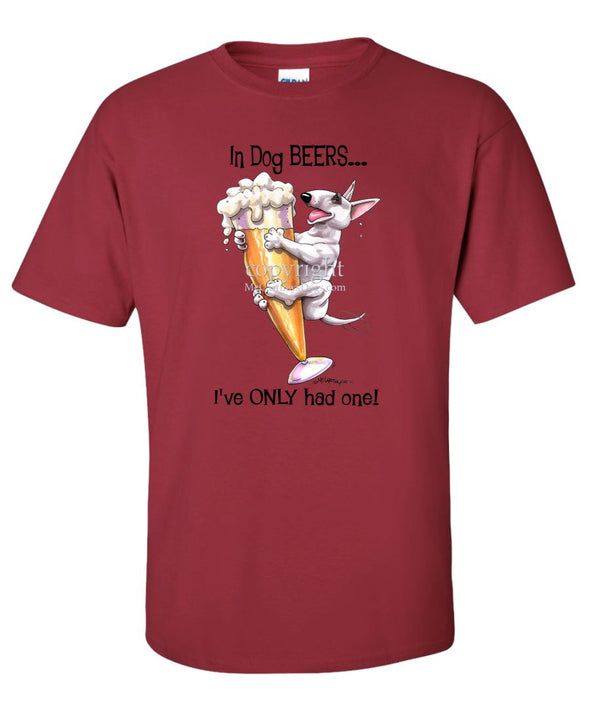 Bull Terrier - Dog Beers - T-Shirt