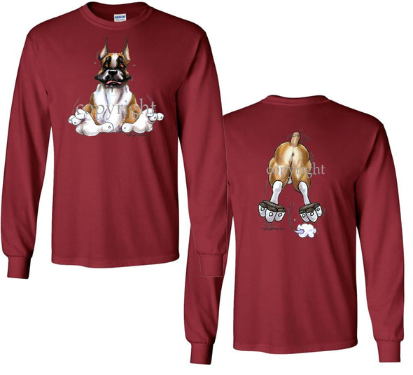Boxer - Coming and Going - Long Sleeve T-Shirt (Double Sided)