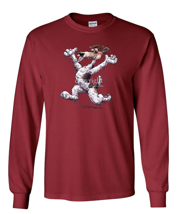 Wire Fox Terrier - Happy Dog - Long Sleeve T-Shirt