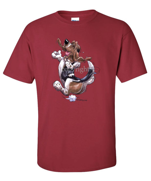 Basset Hound - Happy Dog - T-Shirt