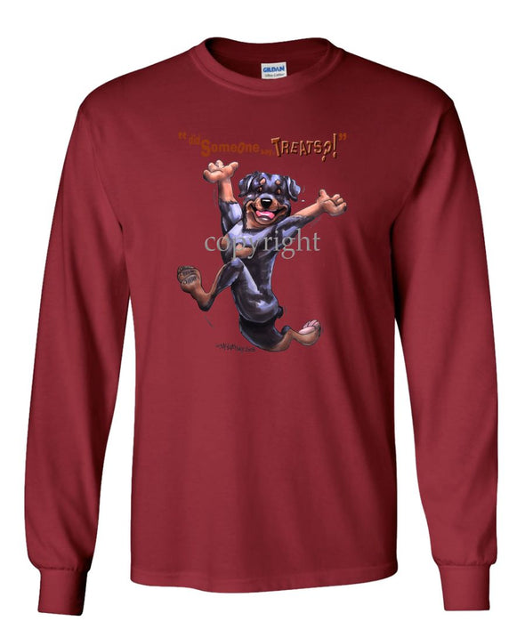 Rottweiler - Treats - Long Sleeve T-Shirt
