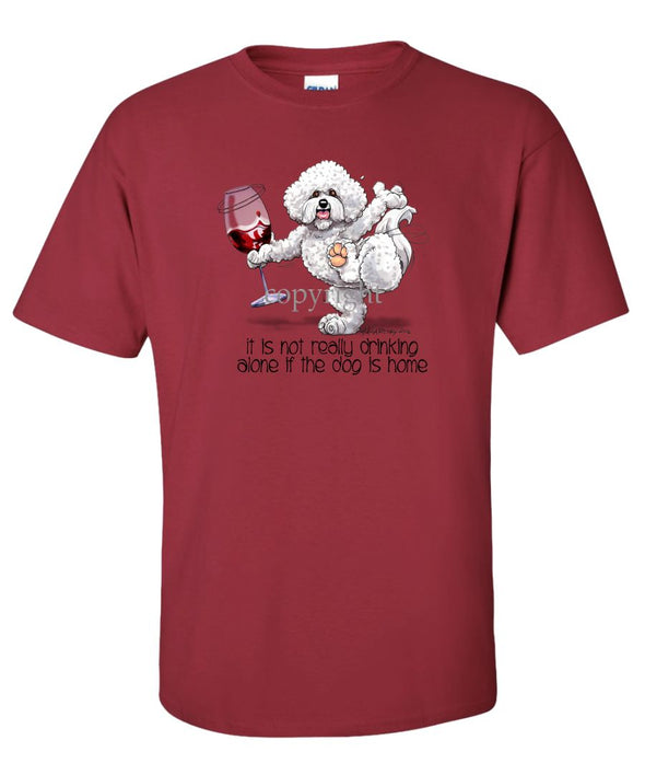 Bichon Frise - It's Drinking Alone 2 - T-Shirt