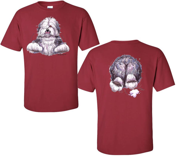 Old English Sheepdog - Coming and Going - T-Shirt (Double Sided)