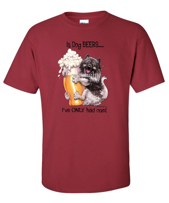 Keeshond - Dog Beers - T-Shirt