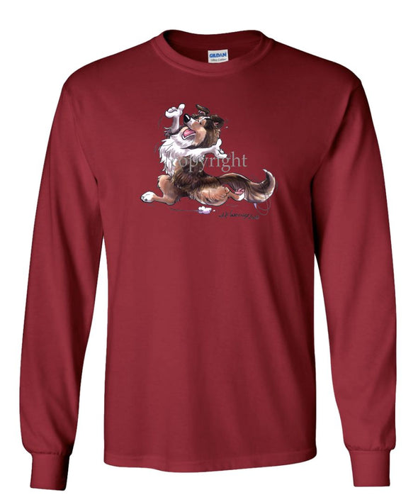 Shetland Sheepdog - Happy Dog - Long Sleeve T-Shirt