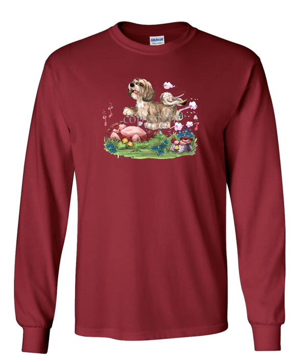Lhasa Apso - Puppy - Caricature - Long Sleeve T-Shirt