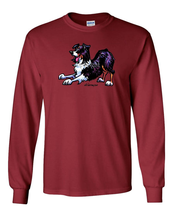 Australian Shepherd  Black Tri - Cool Dog - Long Sleeve T-Shirt