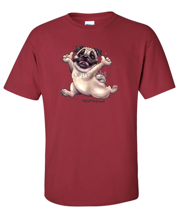 Pug - Happy Dog - T-Shirt