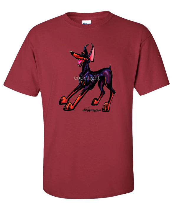 Doberman Pinscher - Cool Dog - T-Shirt