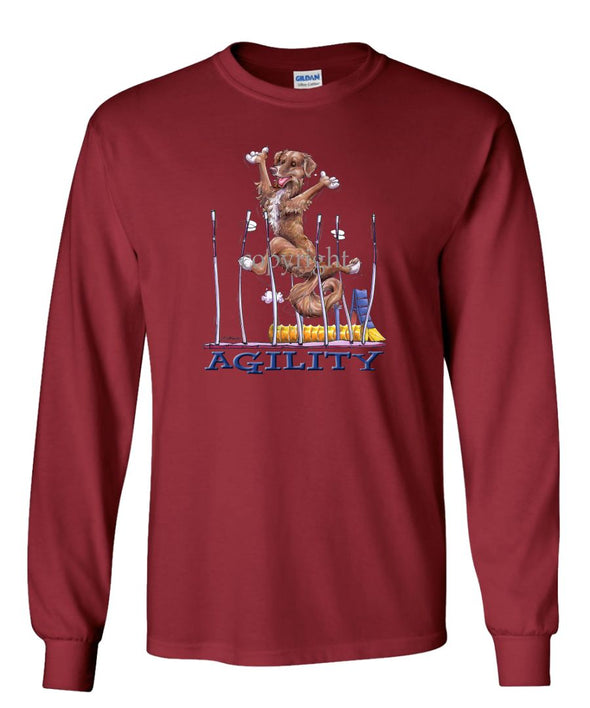 Nova Scotia Duck Tolling Retriever - Agility Weave II - Long Sleeve T-Shirt