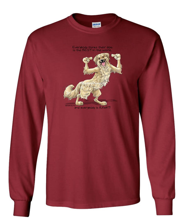 Golden Retriever - Best Dog in the World - Long Sleeve T-Shirt
