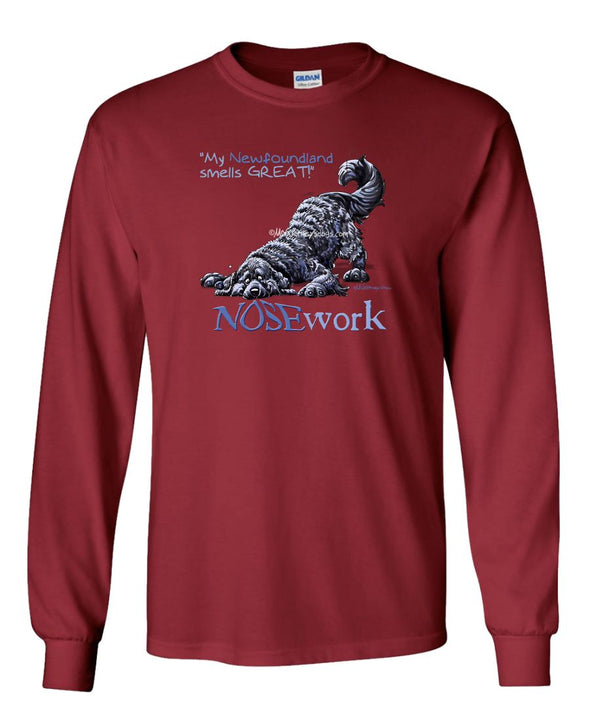 Newfoundland - Nosework - Long Sleeve T-Shirt