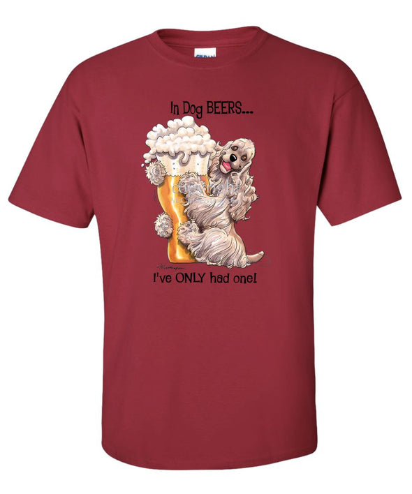 Cocker Spaniel - Dog Beers - T-Shirt