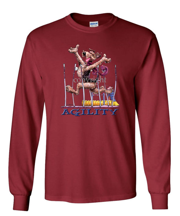 Airedale Terrier - Agility Weave II - Long Sleeve T-Shirt