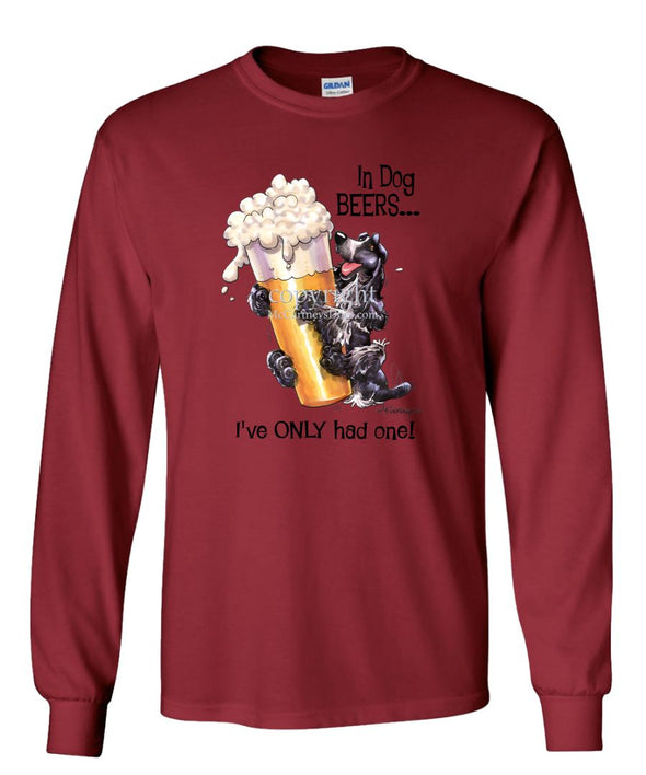 English Cocker Spaniel - Dog Beers - Long Sleeve T-Shirt