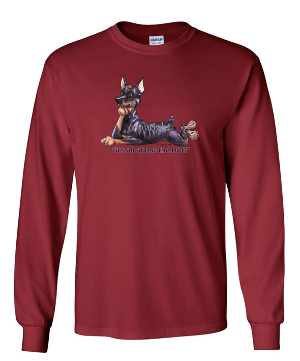 Miniature Pinscher - All About The Dog - Long Sleeve T-Shirt