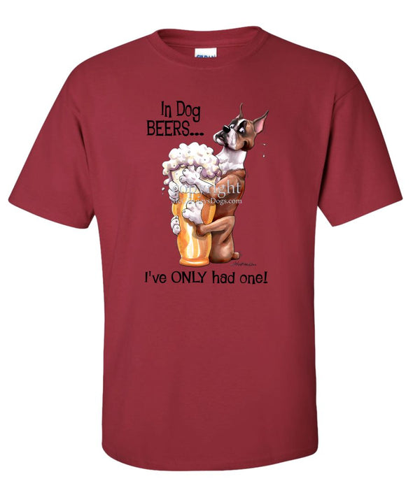 Boxer - Dog Beers - T-Shirt