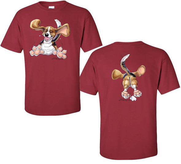 Beagle - Coming and Going - T-Shirt (Double Sided)